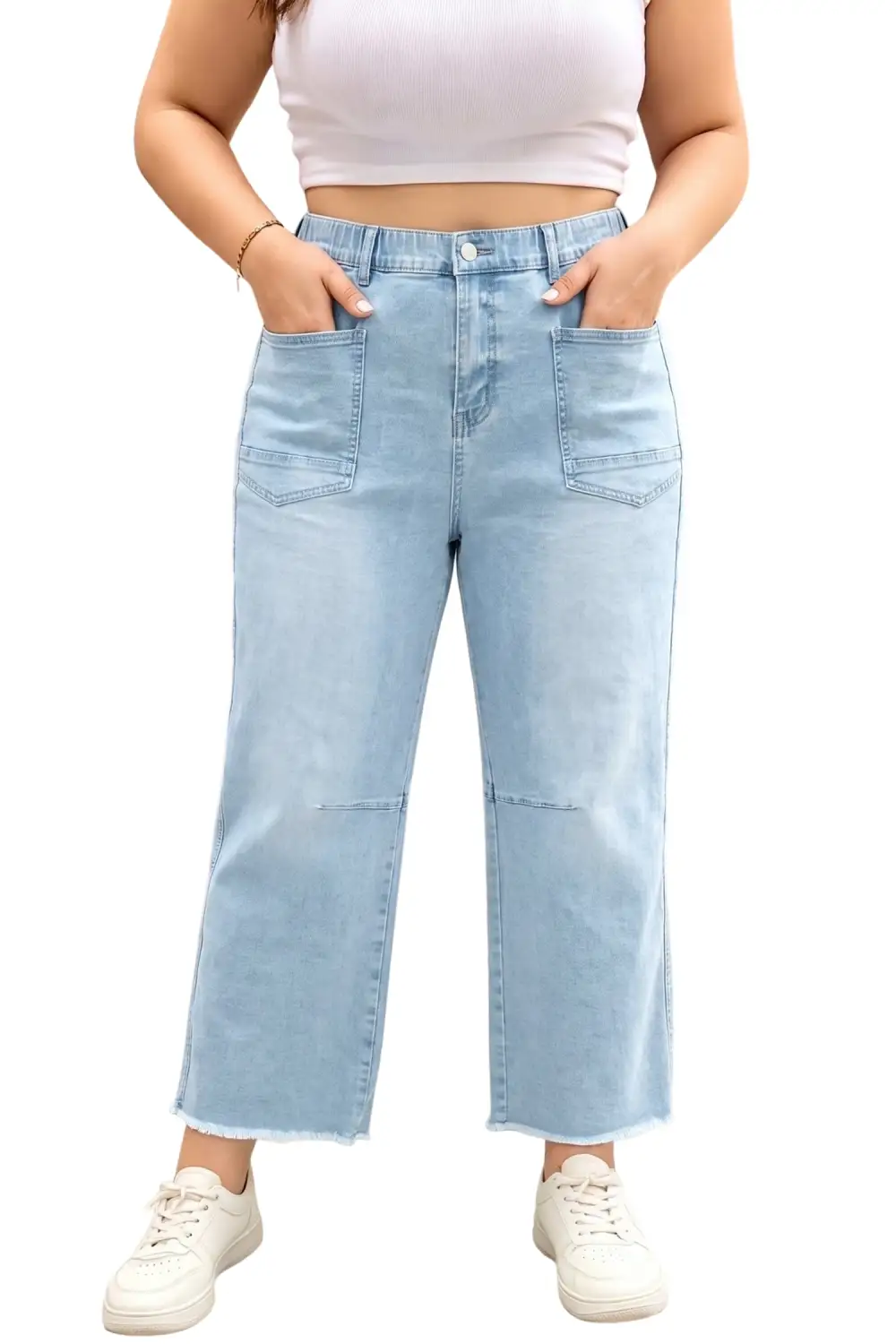 Relaxed Pocketed Jeans