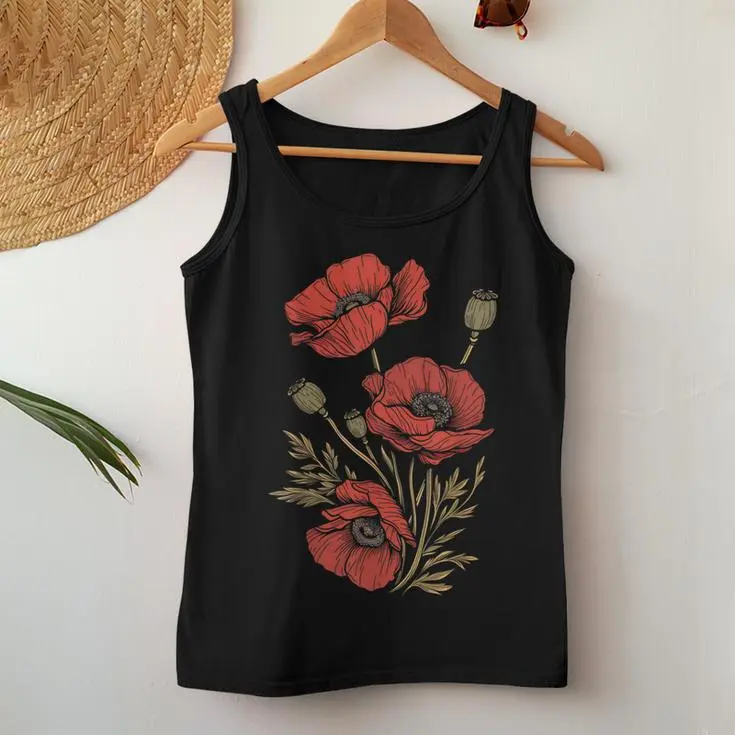 Vintage Floral Women Tank Top