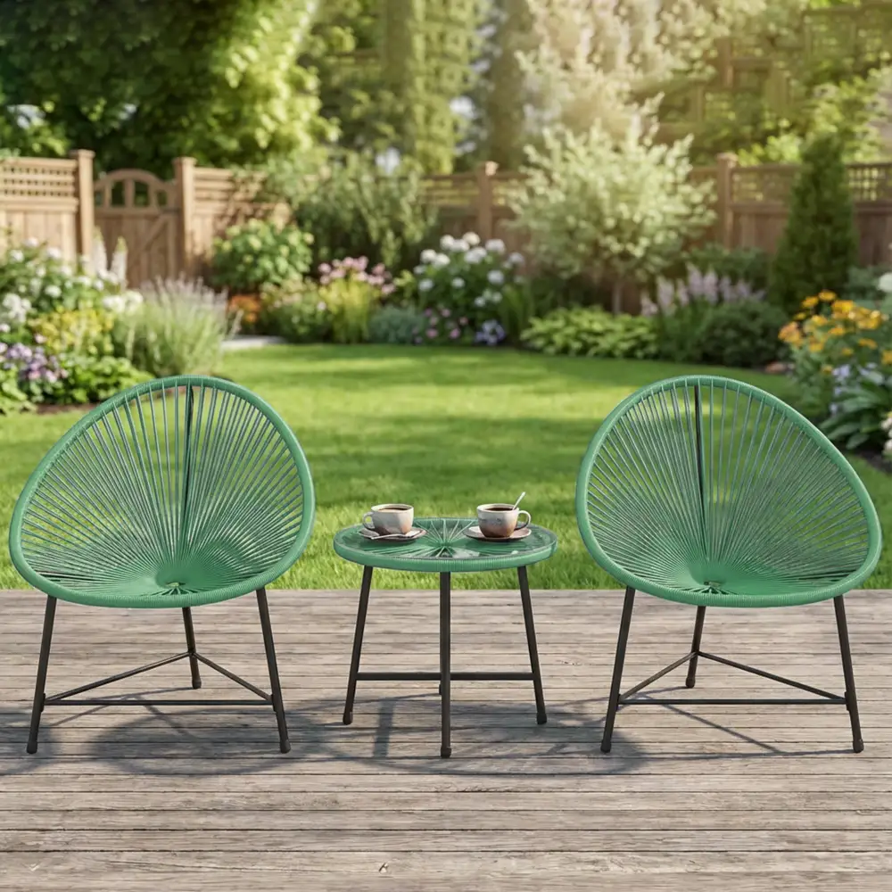 Glass Garden Bistro Set