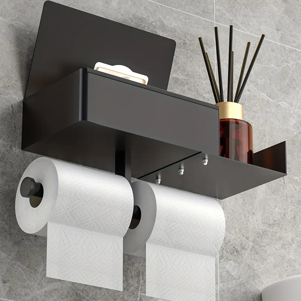 Wall-Mount Toilet Paper Holder