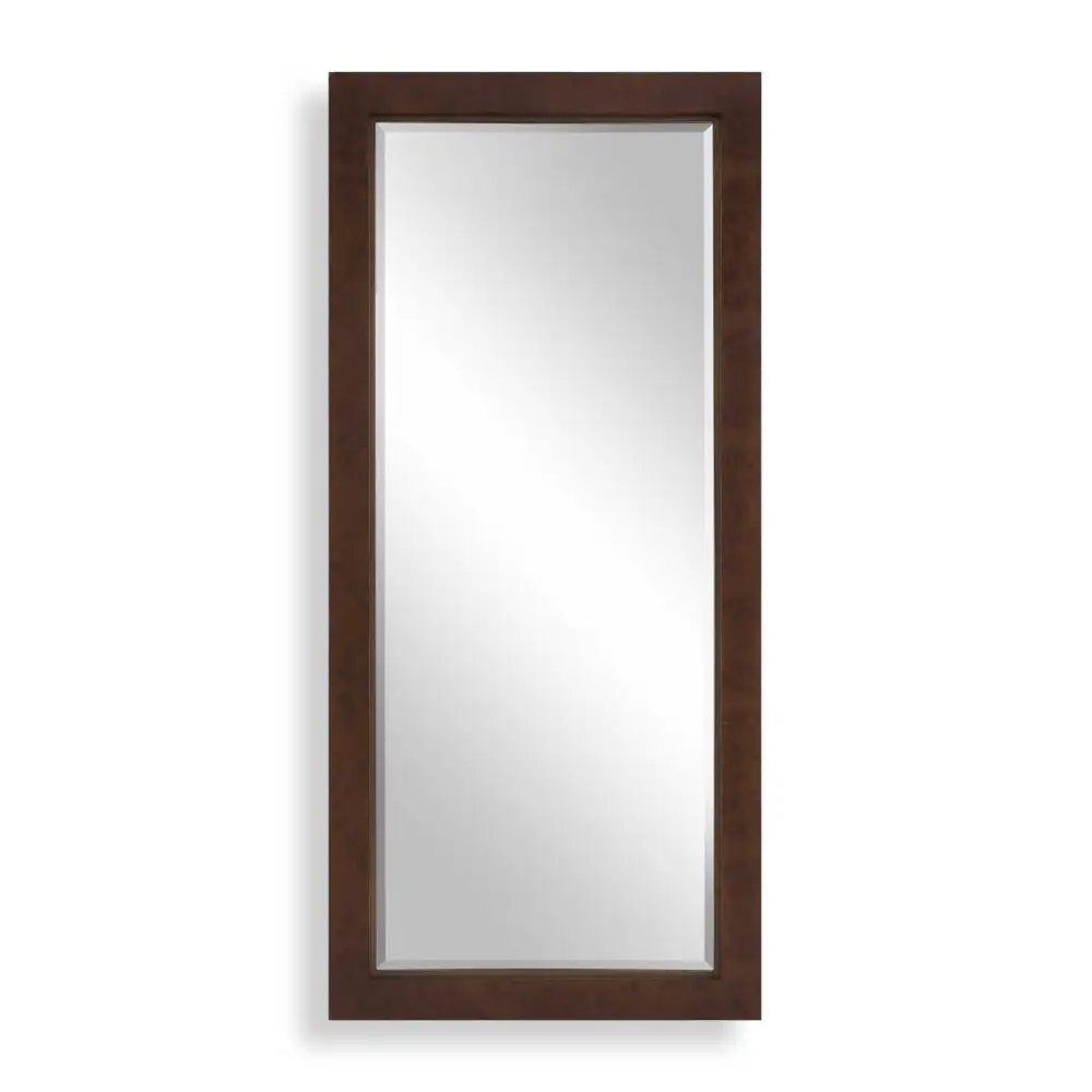 Burl Veneer Tall Mirror