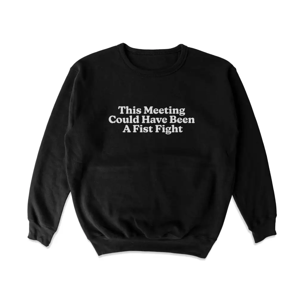 Fist Fight Graphic Crewneck