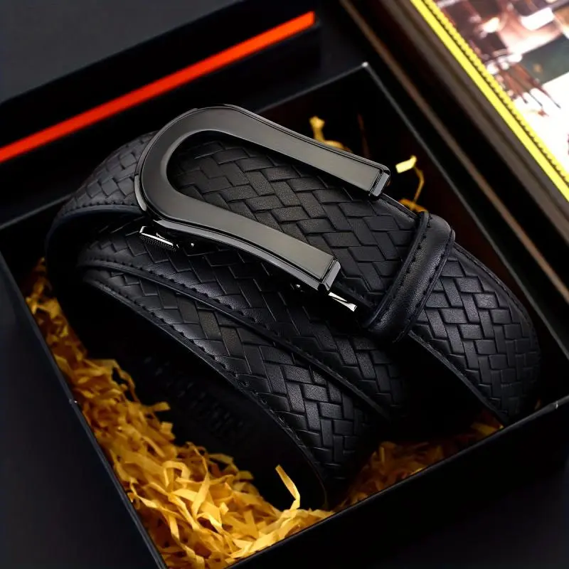 Automatic Buckle Retro Casual Men's Belt