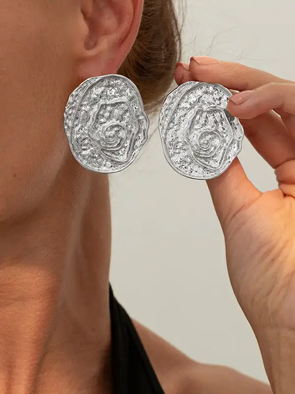 Balanced Abstract Drop Earrings