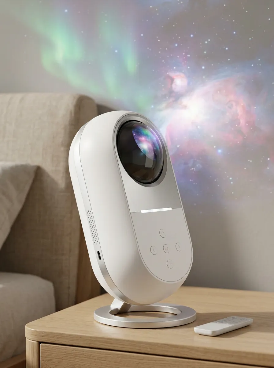 LED Aurora Galaxy Projector Night Light