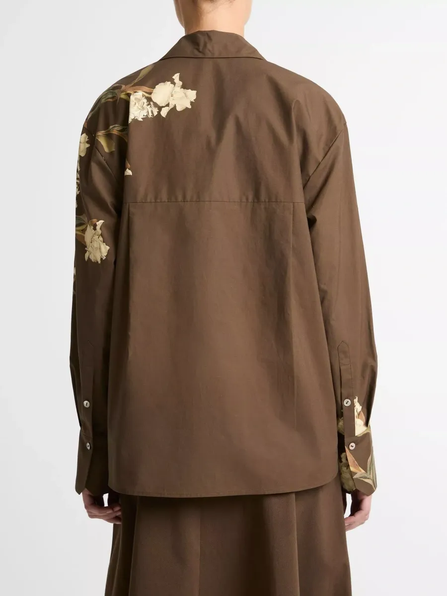 Vintage Flower Long Sleeve Shirt