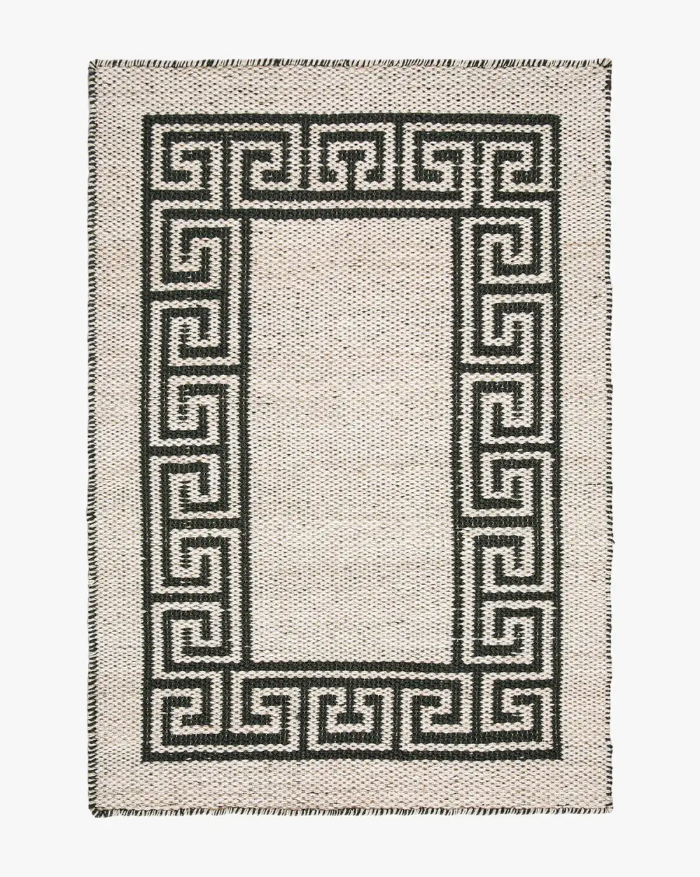 Greek-Key Handwoven Indoor-Outdoor Area Rug