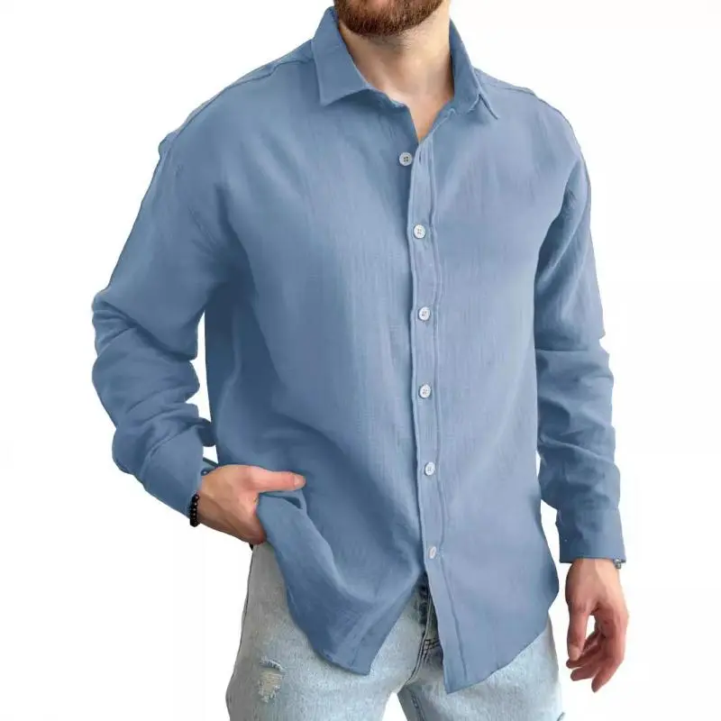 Washed Textured Woven Shirt