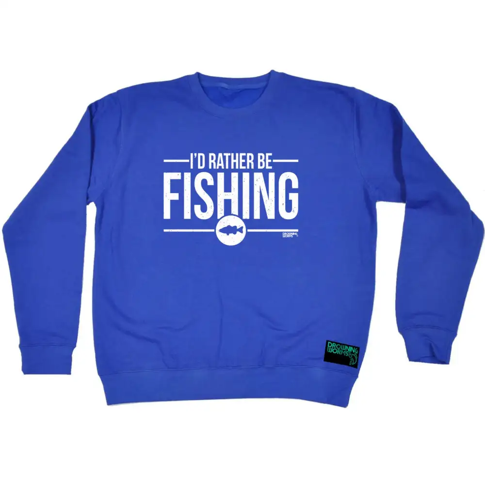 Rather Fishing Graphic Sweatshirt