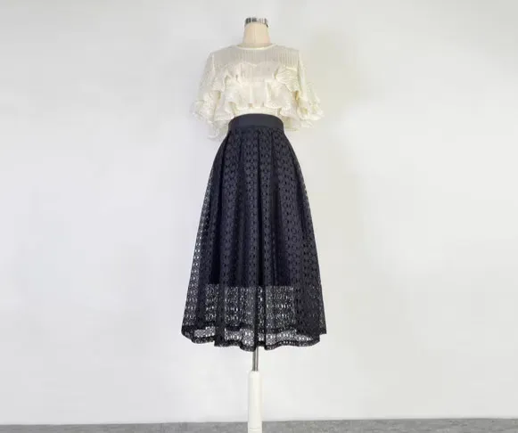 Fresh Festival Everyday Casual Lace Skirt