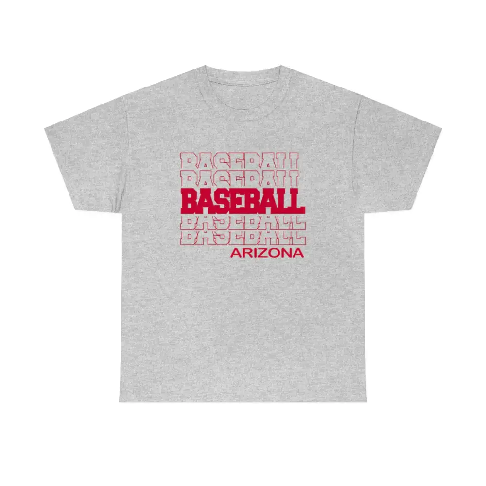 Baseball Arizona in Modern Stacked Lettering