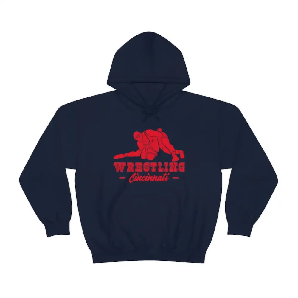 Everyday Practice Day Wrestling Graphic Pullover Hoodie