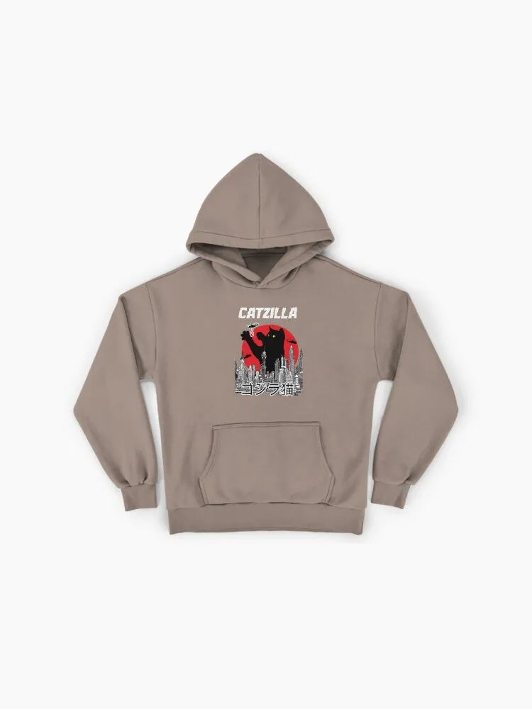 Catzilla Monster Illustration Hoodie