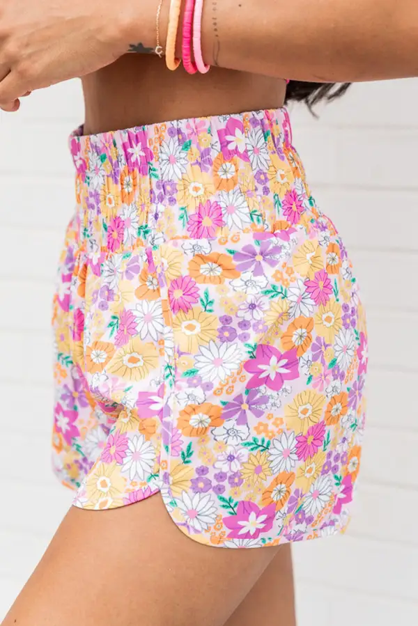Sequin High Rise Shorts