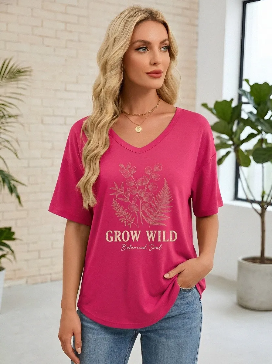 Nature Lover Grow T-Shirt Simple