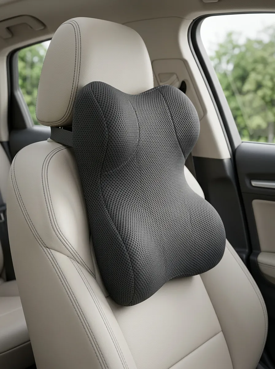 Refined Neck-Support Mesh Car Neck Support Pillow