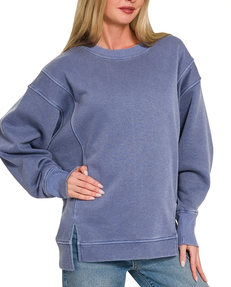 Modern Fleece Exposed Seam Sweatshirt
