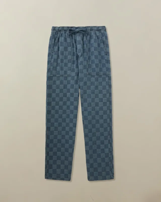 Patchwork Denim Pant Faded Patchwork