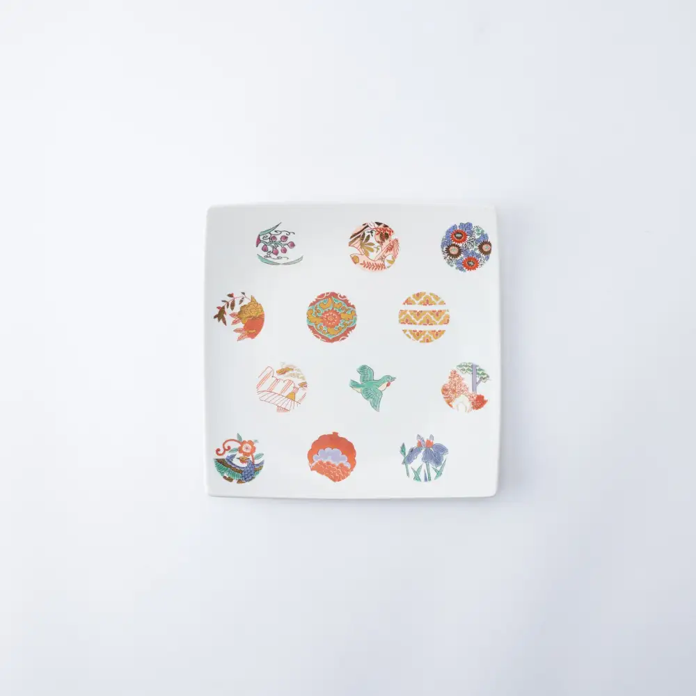 Square Bird Side Plate
