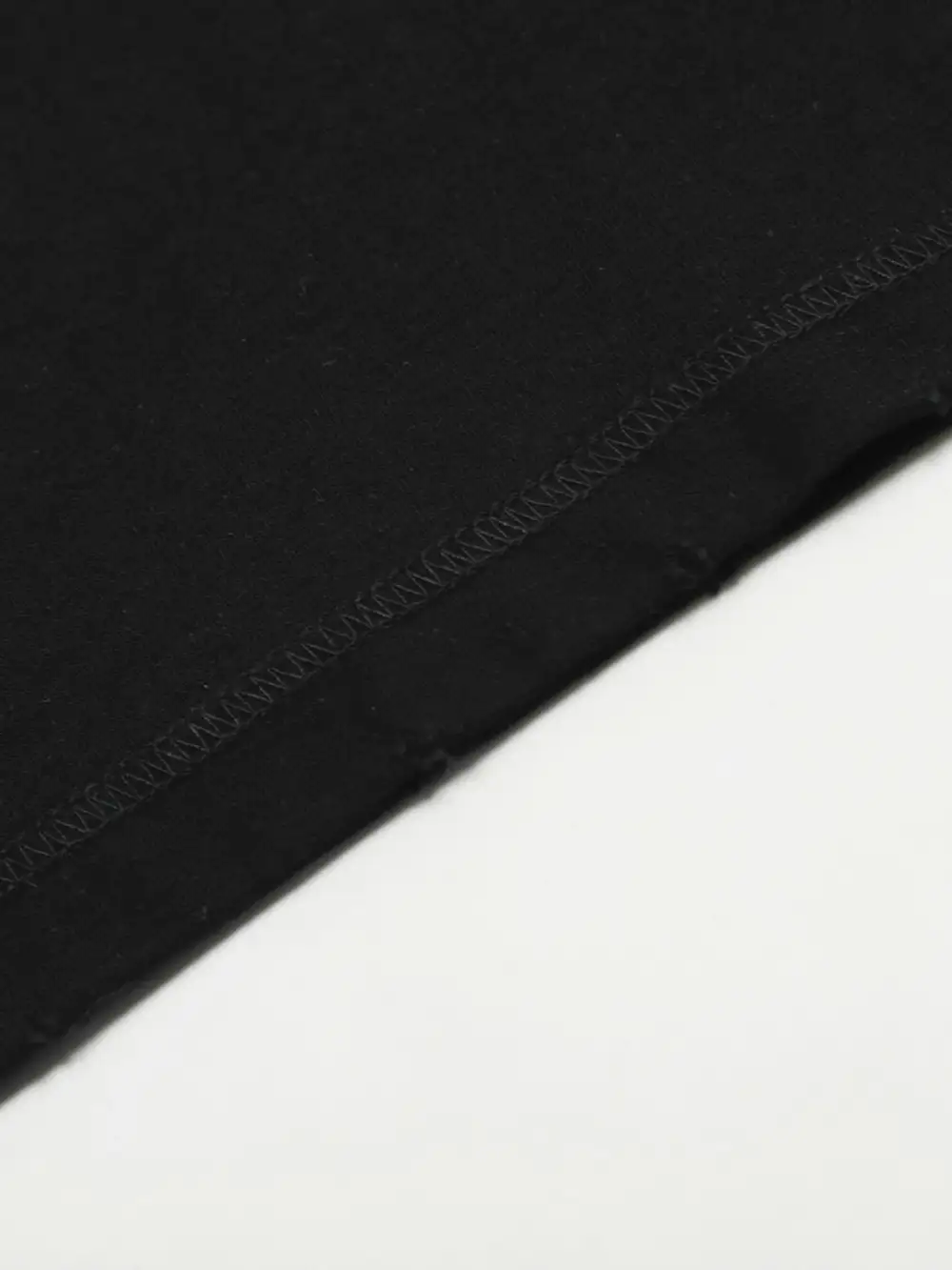 Plain Front Crew Neck Short Sleeve Tee