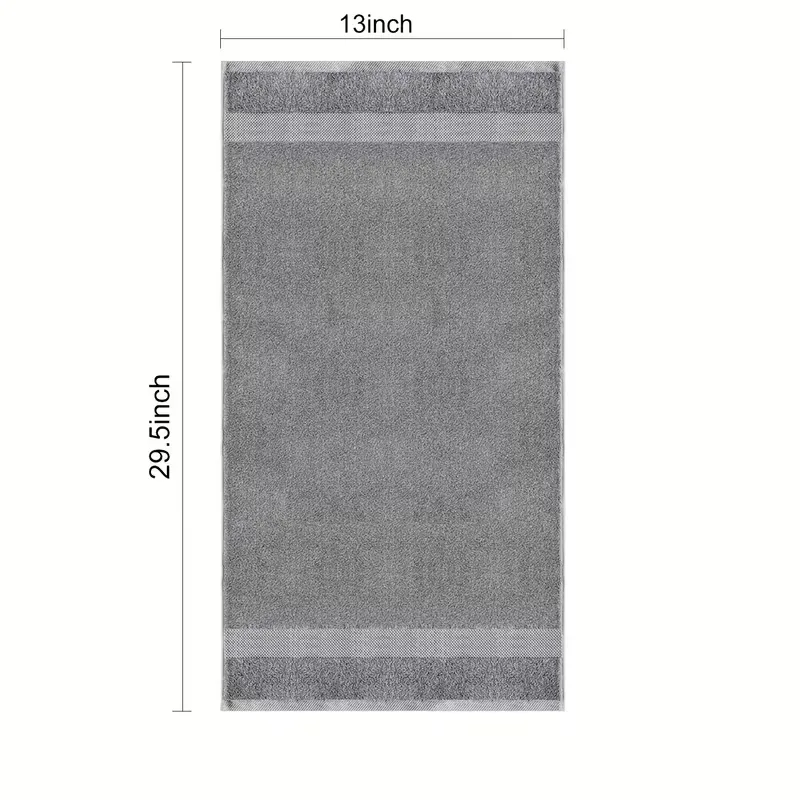 3Pcs Plush Bath Towel Set