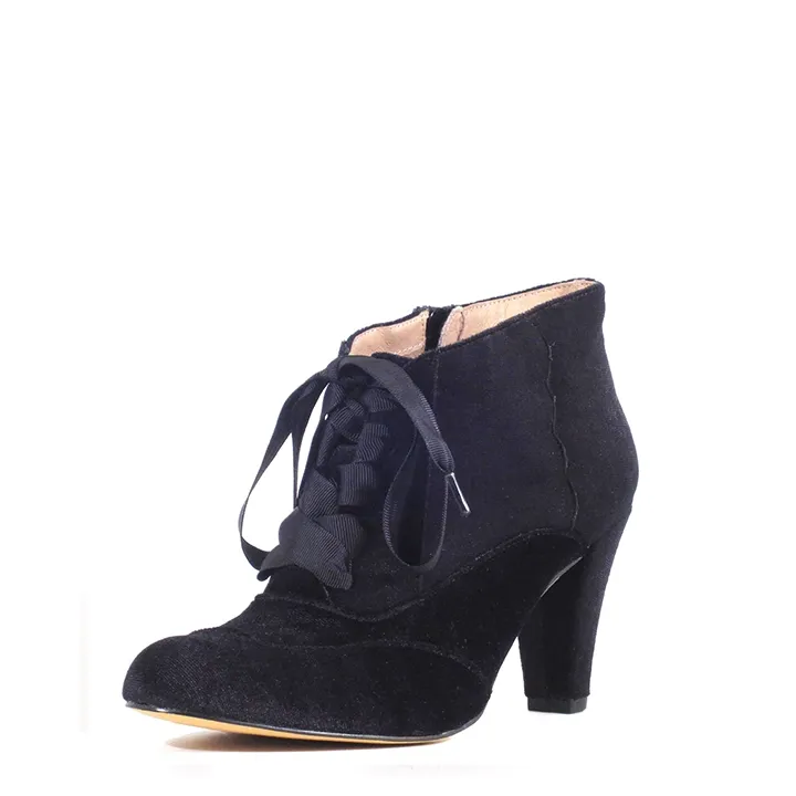 Velvet Enchanting Ankle Boots