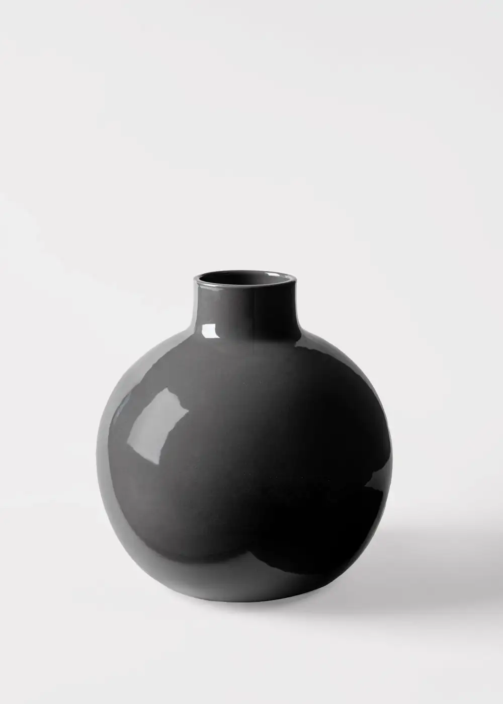 Round Ceramic Vase