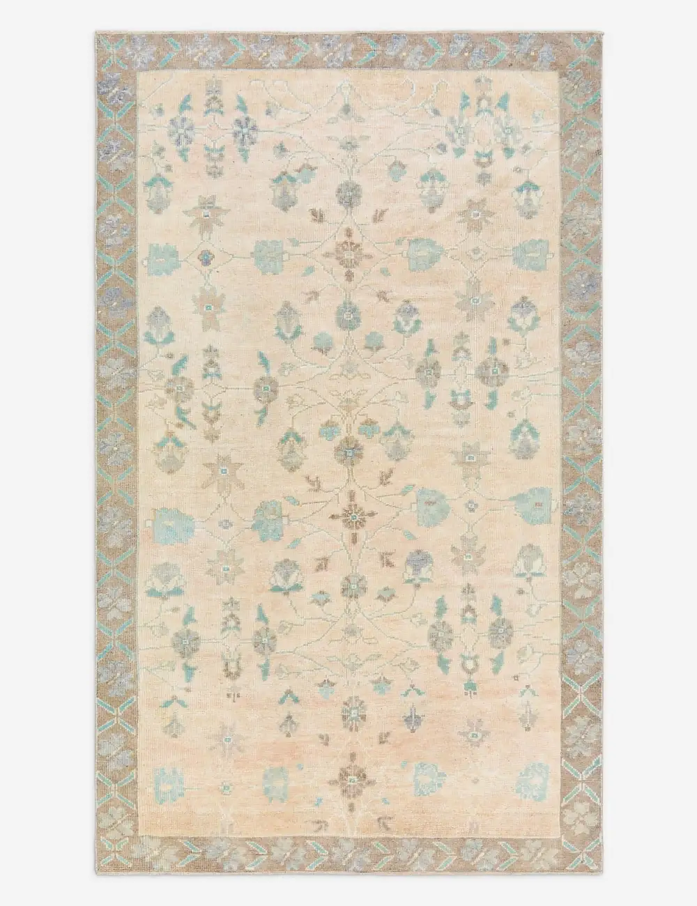 Warm Handcrafted Rich Turkish Inspired Hand Knotted Wool Area Rug