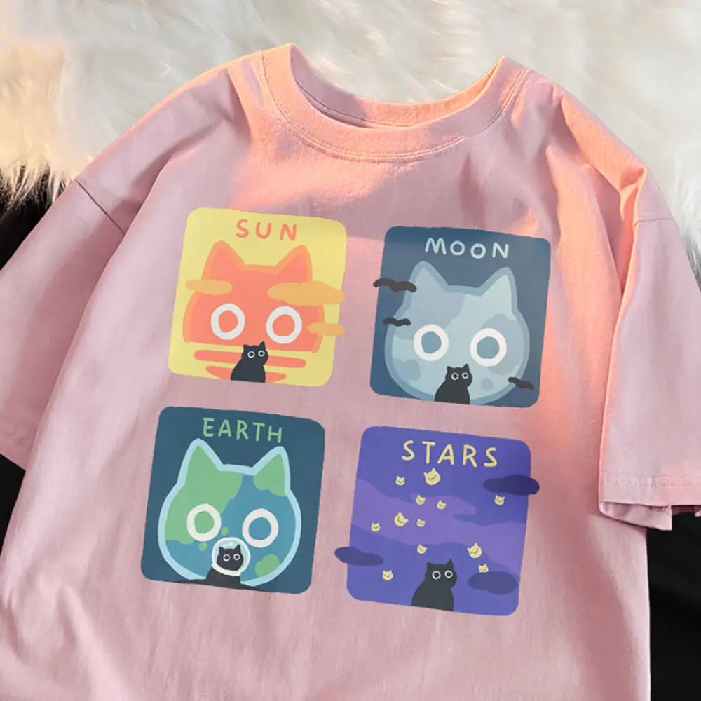 Cat Love Nature Graphic T-Shirt