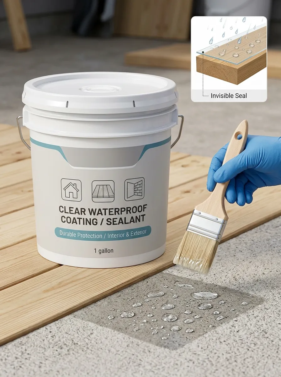 Clear Waterproof Coating for Protective Coating Work