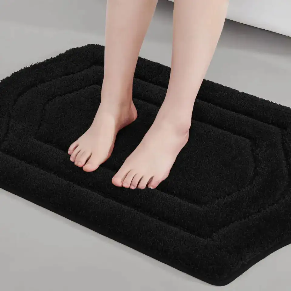 Fluffy Oval Bath Rug
