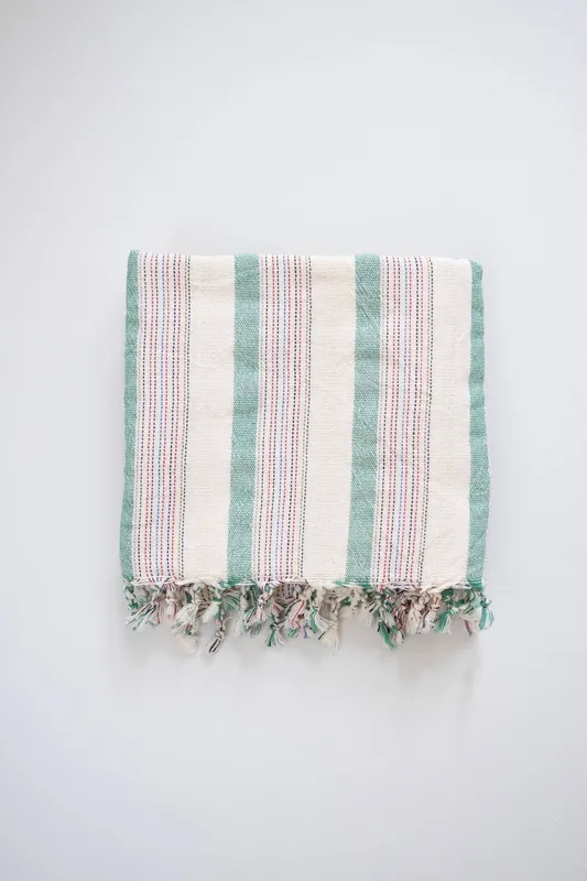Green Ivory Cotton Towel