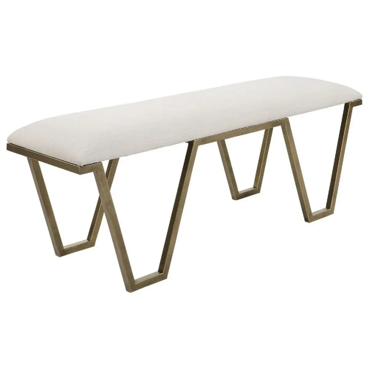 Classic Fabric Accent Bench