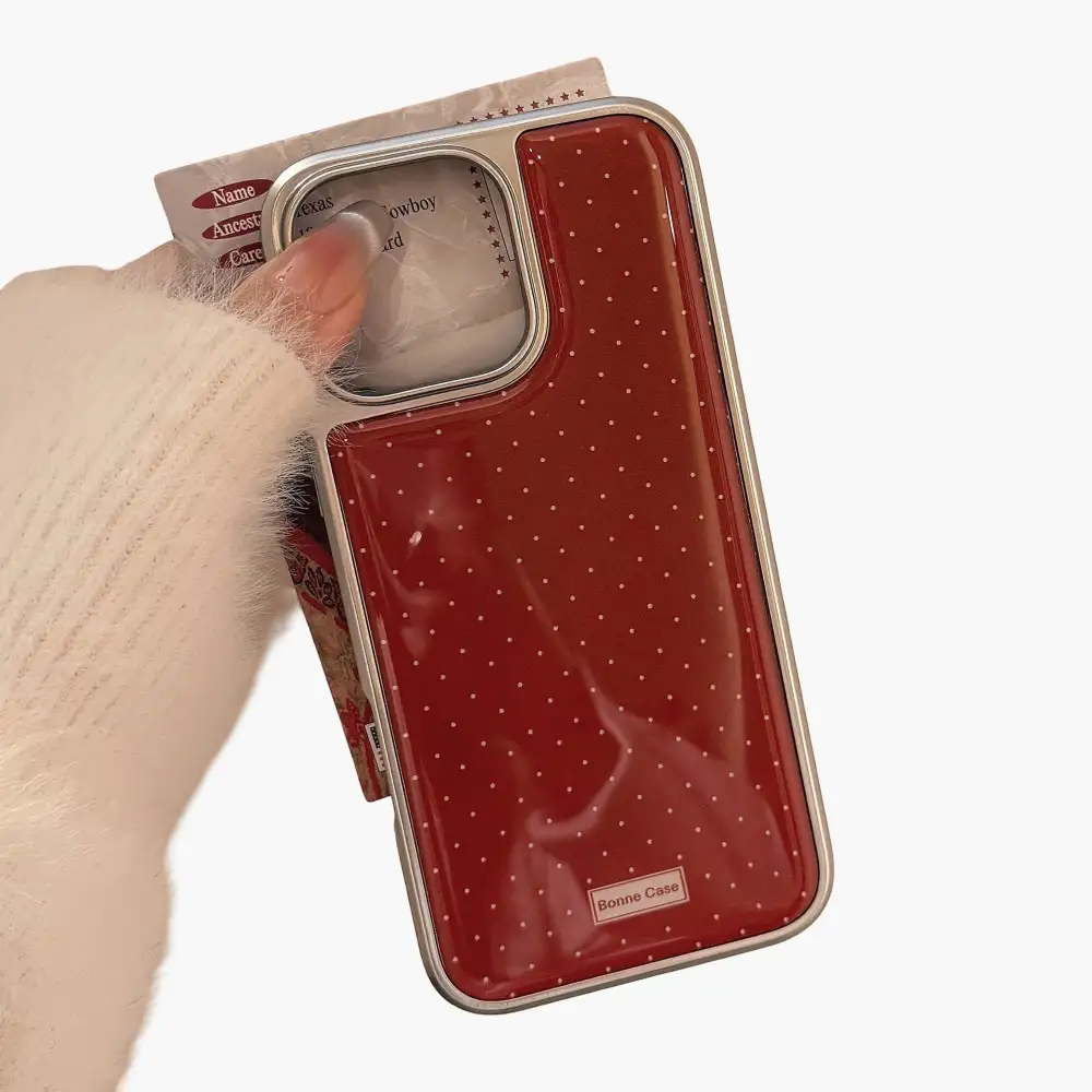 Polka Dot Glossy Glossy Phone Case