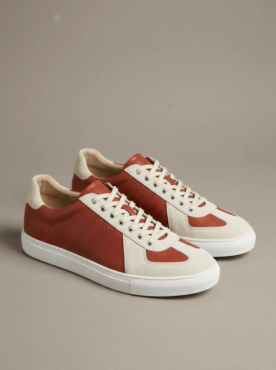 Men's Suede Leather Casual Sneakers