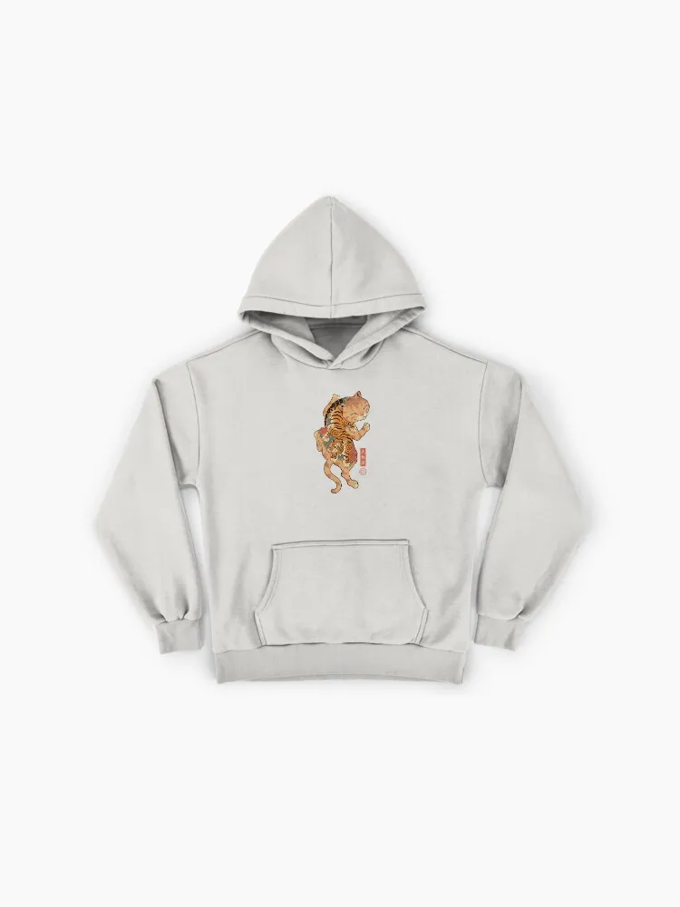 Japanese Irezumi Tiger Cat Hoodie