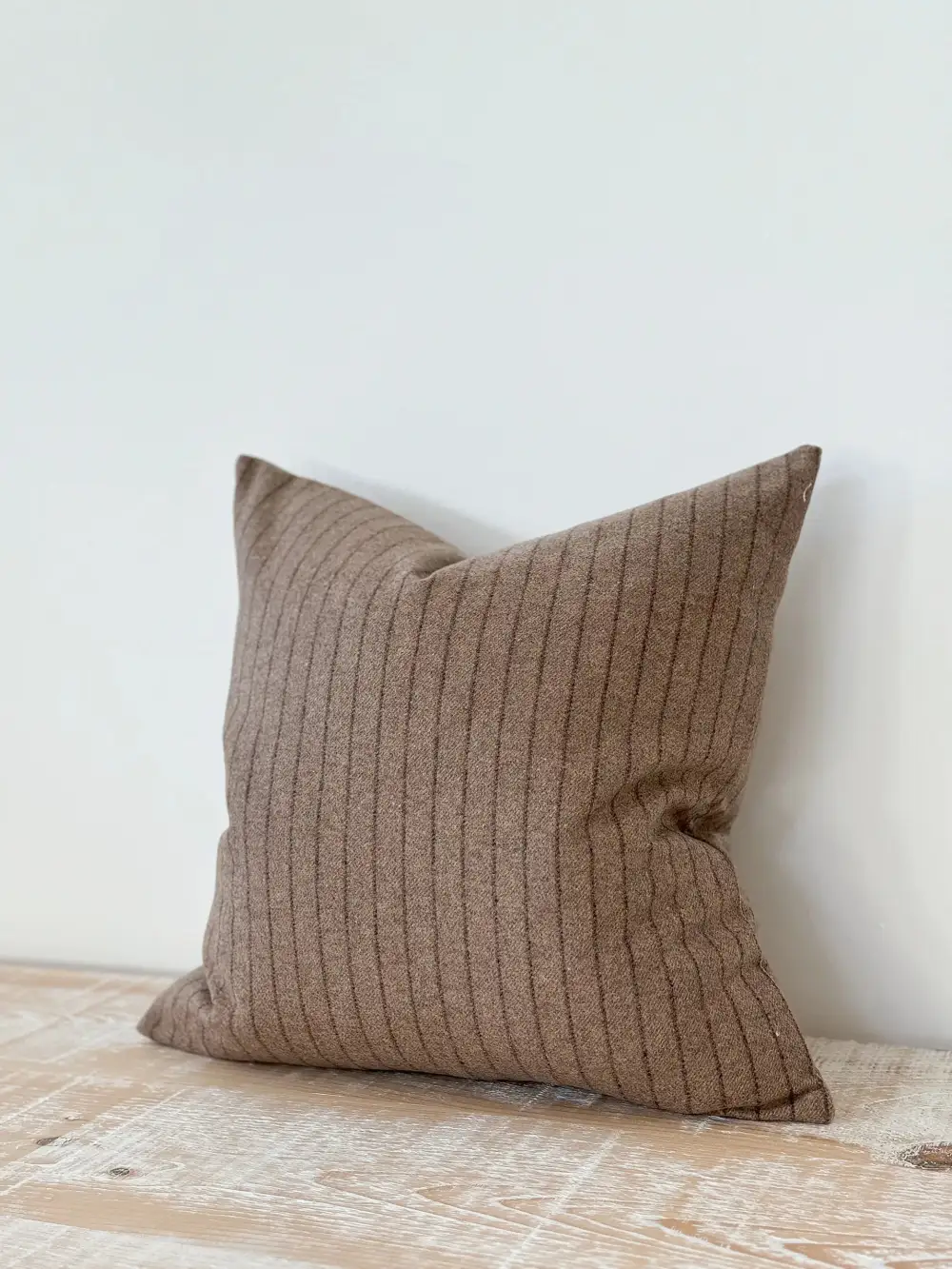 Striped Wool Decorative Cushion