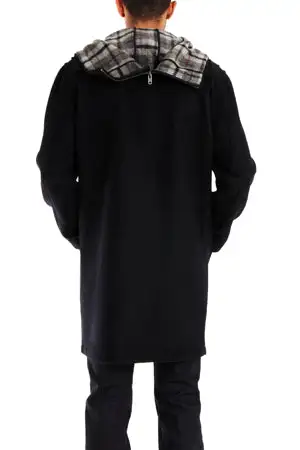 Plaid Wool Cotton Coat