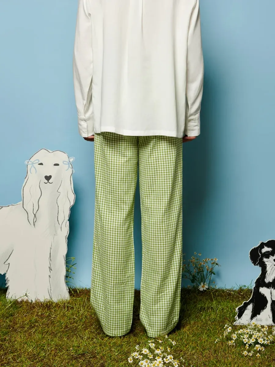 Gingham Trousers