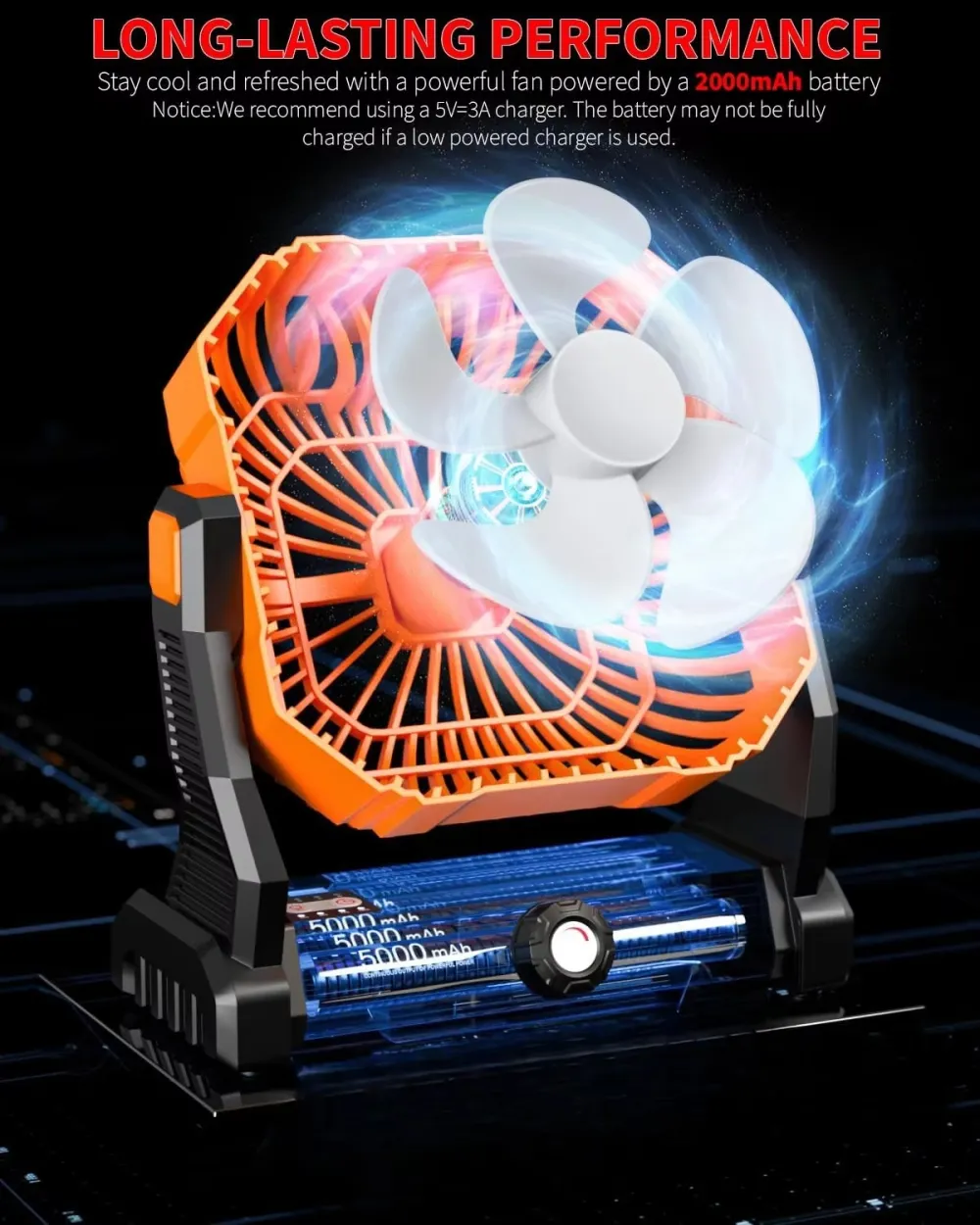 Portable And Cool Camping Exhaust Fan