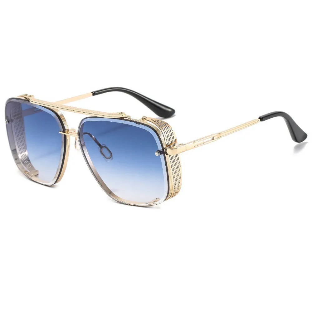Browline Metal Sunglasses