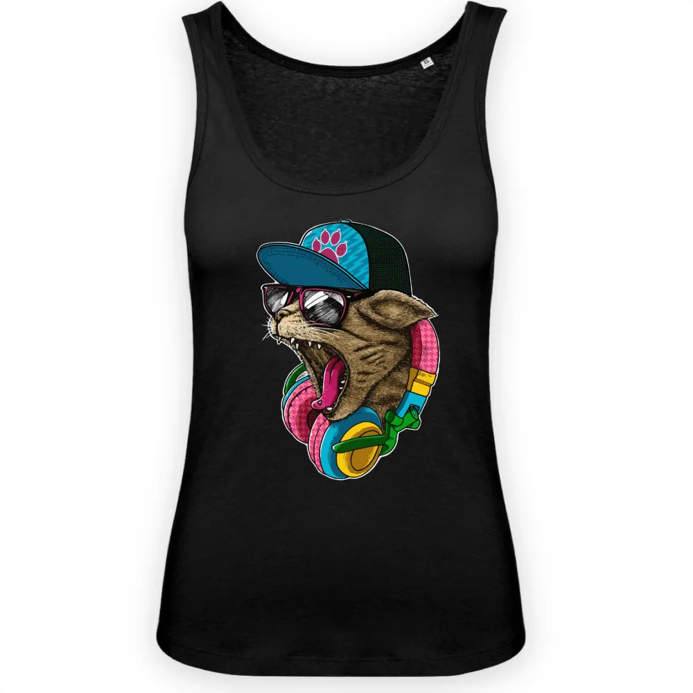 Cool Cat Graphic Tank