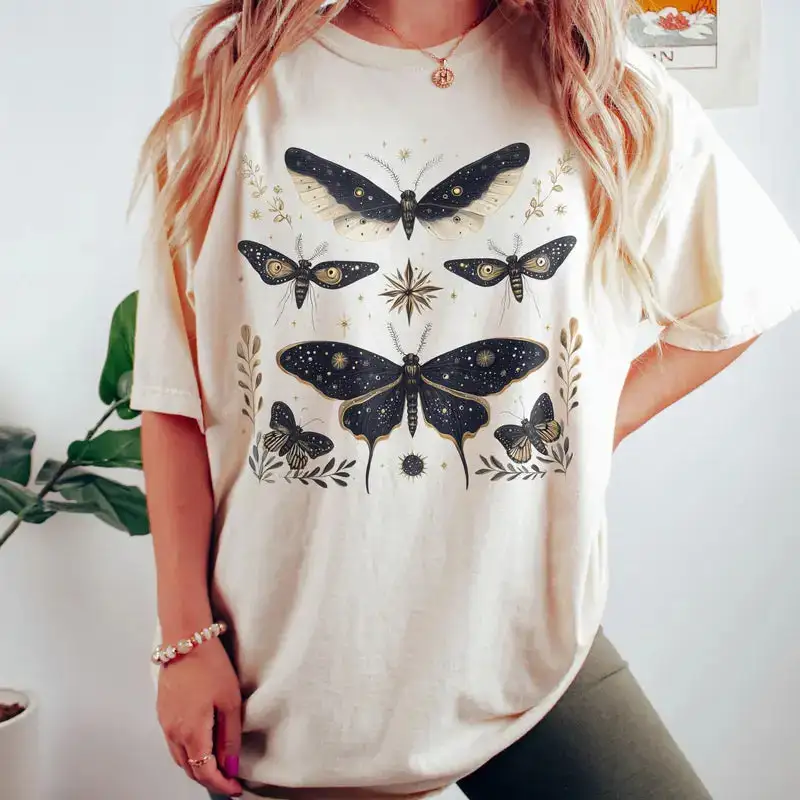 Moon Moth Graphic Top