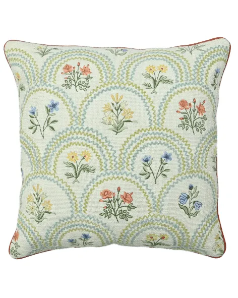 Artisan Motif Cotton Decorative Cushion Cover