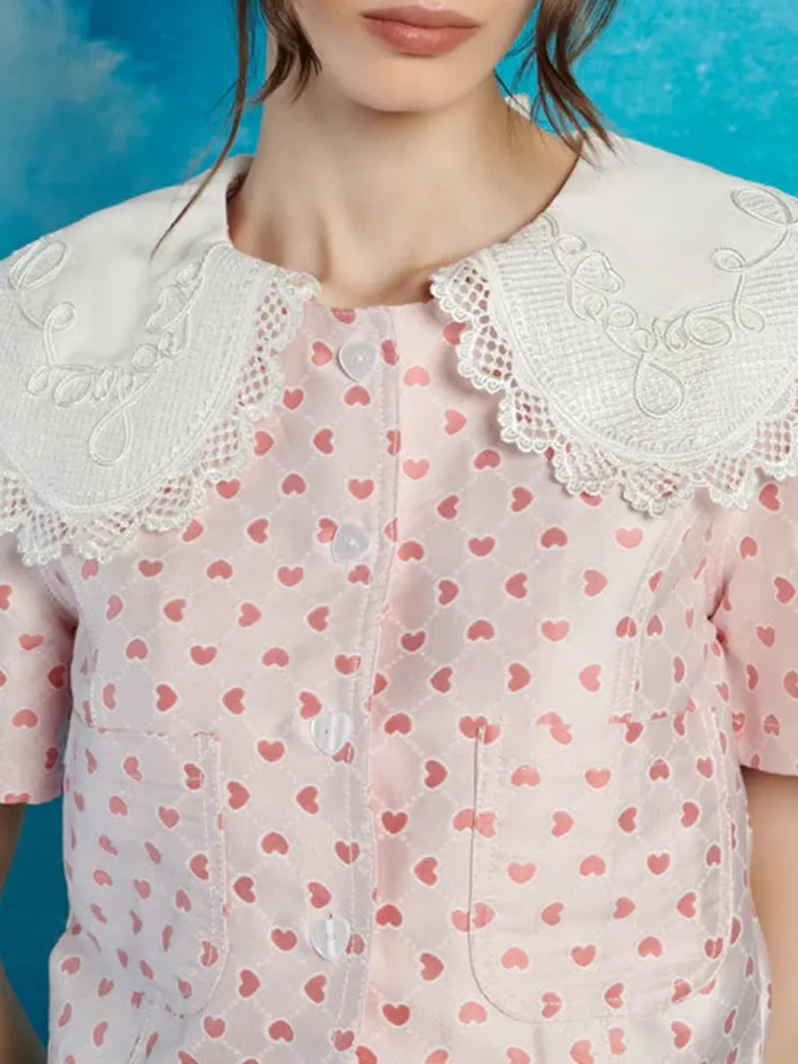 Jacquard Bow Top