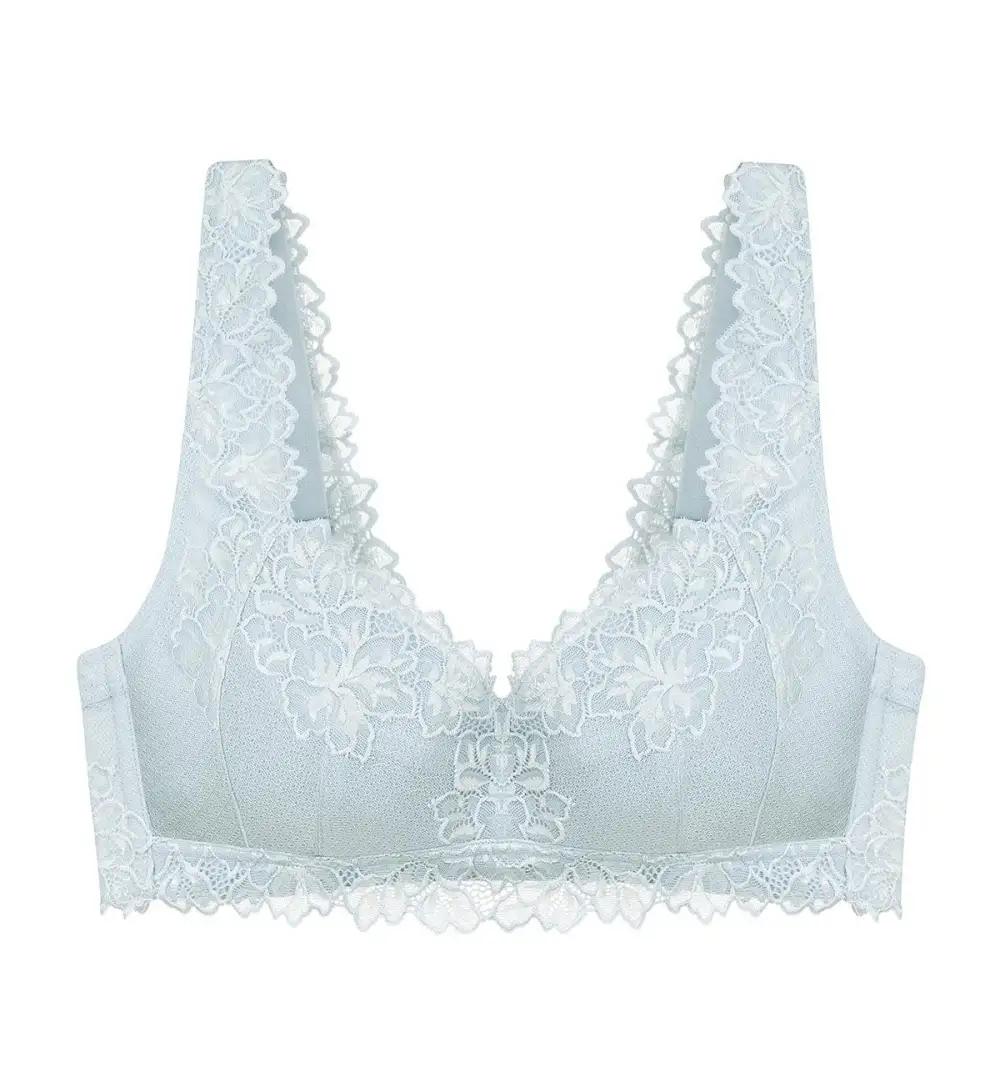 Women's Non-Wired Padded Lace Lightweight Breathable Bra