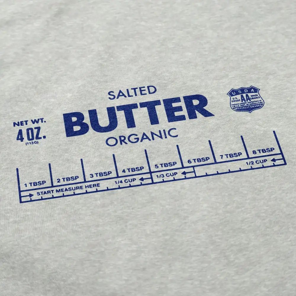 Vintage Butter Print Casual Sweatshirt
