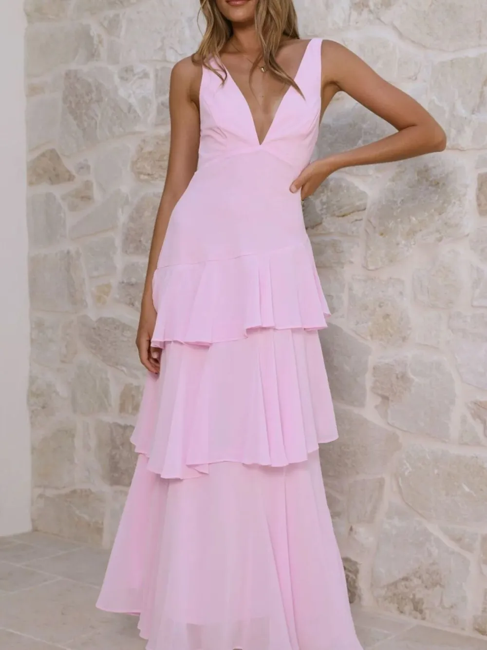Classic Sleeveless Maxi Dress