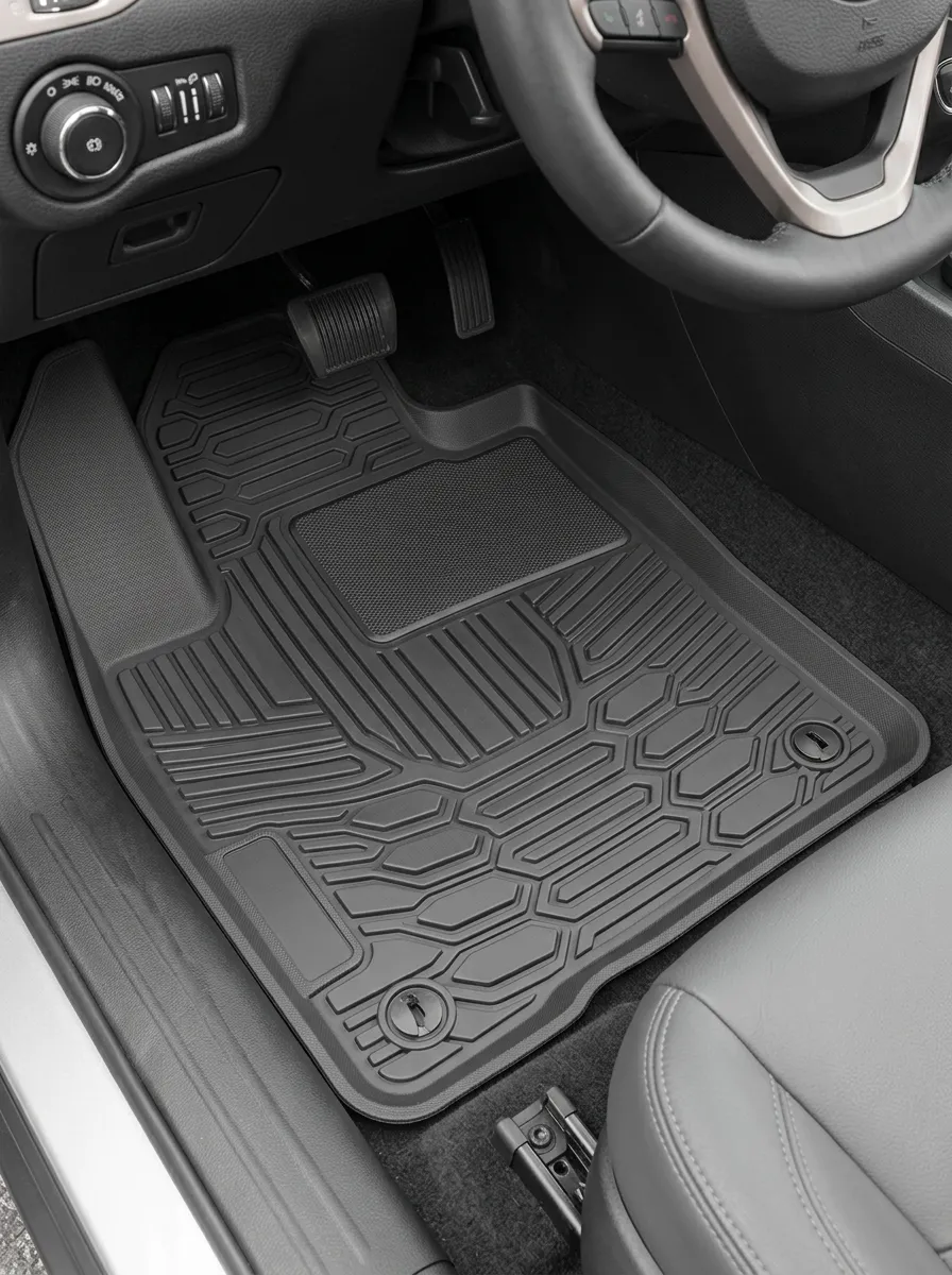 Geometric Pattern Automotive Floor Mat
