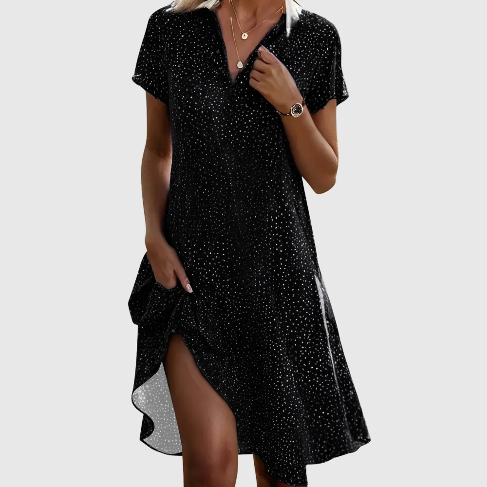 Short Sleeve Everyday Midi Dress